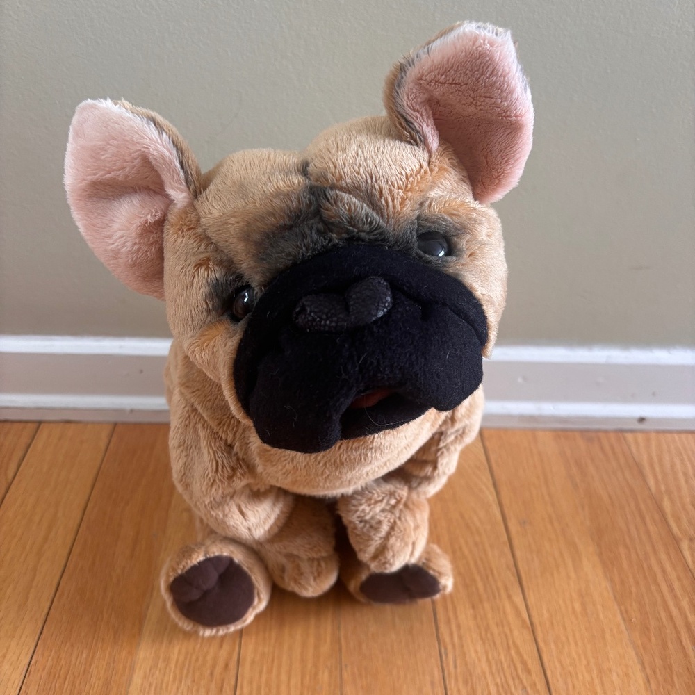 Folkmanis French bull dog puppet